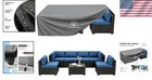 Universal Size Waterproof Patio Furniture Cover For Sectional Sofa 126   X 126  