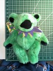 Grateful Dead Plush Bear With Tags Green  Jointed Limbs  By Liquid Blue 1990 12   