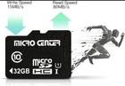 Micro Center 32gb Class 10 Micro Sdhc Flash Memory Card With Adapter For Mobile 