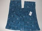 Mens Forest Yeti Flannel Lounge  Pants Blue Novelty Sasquatch  Pajama Xxl Nwt