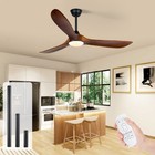Ceiling Fan With Light   Remote Quiet Reversible Dc Fan Dimmable Clearance Sale