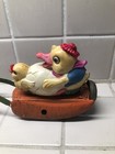 Vintage Celluloid   Tin Duck And Chick Wind Up Toy Made In Japan  as-is 