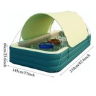 Inflatable Swimming Pool Kids Pools With Sunshade For Indoor Garden Backyard Usa