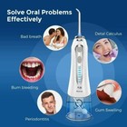 Waterpik Cordless Dental Water Flosser Oral Irrigator Teeth Cleaner 5 Jet Tips