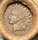 Unsearched Old Estate Wheat Cent Roll Indian Head Vintage Penny Silver Dime  r2