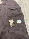 Oshkosh Bgosh Brown Vestbak Overalls Embroidered Bear  Soccer Ball Size 24 Month