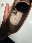 Clarks Men   s Brown Leather Chukka Ankle Boots Lace Up Comfort Us 10w Eu 43