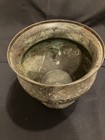 Collectible Vintage India Bronze Antique Vessel  Rare