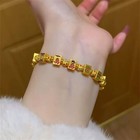 New Chinese Style Mahjong Bracelet Beaded Bangle Lucky Wealth Jewelry