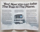 Vintage 1970s Brochure New York Subway Train To The Plane Jfk Express Nyc Ny