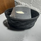 Longaberger 2012 Medium Metropolitan Basket Black   Lid
