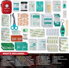 Tactical Medical First Aid Kit  170 Pieces  Hard Case Good For Outdoors