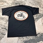 Vintage Fruit Of The Loom T Shirt Mens 2xl Black Little Sturgis Rally Biker Y2k