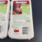 Vintage Set Of 2 Huggies Baby Wipes Plastic Travel Size Container Sealed 2015