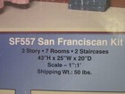 Vintage Dura-craft Wood Dollhouse Kit San Franciscan Mansion Sf 557 Nos Open Box