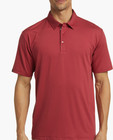 Swannies Golf James H Polo Shirt Mens Gray Red Blue Heather - New Nwt 