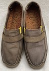 Crocs Walu Canvas Loafers Comfort Boat Shoes 15004 Brown Men s 12 Brown B69