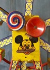 Vtg 1950s J Chein Disneyland Ferris Wheel 17    Tin Wind-up Toy Disneyland Mickey