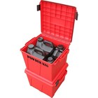 Mtm Case-gard Pk-12 Powder Keg Reloading Storage Container Box  Red  pk12
