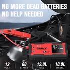Gooloo Gt4000 Car Jump Starter 4000a 100w Fast-charging 12v Supersafe Portable
