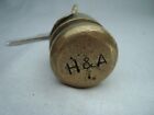 Greece H a Hotel Vintage Rare Room No 206 Brass Key Fob W key