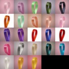 3 8  X 50 Yards Feather picot  Edge Double Faced Satin Ribbon Art   Sewing 