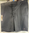 Dickies Twill Work Shorts Mens 50   x13  Loose Fit Black Multi-pocket Nwt Lot Of 2