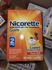    nicorette Nicotine Gum 2mg Stop Smoking Aid - 400 Count Fruit Chill Ships Now    