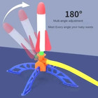 Kids Air Powered Rocket Launcher Foot Pump Outdoor Toy Jump Stomp Rockets Game