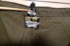 Barbour- A118 Unlined Wax Cotton  Over Trousers - Made In England - Small