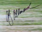 Signed Autographed 14 X 11 Photo Indy 500 Race Car   Driver Aj Allmendinger