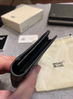 Montblanc Sartorial Black Leather 4cc Mini Wallet Card Holder Mb113223     Nib