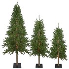 Northlight 3 Alpine Artificial Christmas Trees 4ft  5ft 6ft - Clear Lights