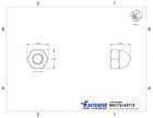 M10 X 1 5 Acorn Hex Cap Nut Grade A2 18-8 Stainless Steel Qty 500
