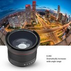 58mm 0 35x Detachable Macro Fisheye Lens Wide Angle For Canon Slr Dslr Camera F