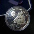 1979 Samoa Ship Captain James Cook - Proof -  925 Silver  10 Coin   9359 Oz  