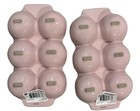 Le Creuset Stoneware Egg Holder  Tray   chiffon Pink     set Of 2     Nwt
