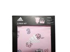 Adidas Baby Girls Gift Set Bodysuit Gift Set Infant Newborn 0-6m New In Box