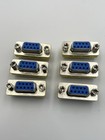 Db9 9-pin Female To Female Serial Mini Gender Changer Coupler Rs-232 New  6 Pcs