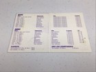 1995 Shreveport Pirates Cfl Football Pocket Schedule - Unfolded - Hibernia Bank