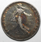 France - 50 Centimes Coin 1918 - Km  854 French Third Republic Silver  835 Fifty