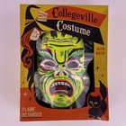 Vintage 1966 Collegeville Costume Ghoul Phantom Of The Opera Mask W Box Rare Htf