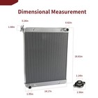 High Performance Radiator For Polaris Ranger Rzr 570 900 1000 Crew Xp 2013-2025