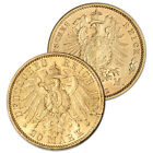 Germany Gold 20 Mark  2304 Oz - Average Circulated - Random Date