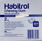 Habitrol 2mg Fruit Nicotine Gum  2 Bulk Boxes Of 204  408 Pieces  Expiry 12 2026