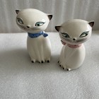 Vintage 1958 Holt Howard Cozy Kitten Siamese Cat Salt   Pepper Shakers W  Label
