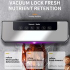 Commercial Vacuum Sealer Machine Seal A Meal Food Saver 65kpa W  30pcs Seal Bags