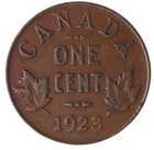 1923 Canada 1 Cent - Vf ef - Lot 13752