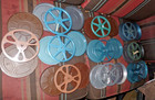 10 Rare Home Movie Film Reels Lot Regular 8mm 6 Inch Cans 1940s 1950s Free Ship