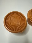 Vintage Tupperware Set Of 2 Servalier Bowls 886 With Lids 812